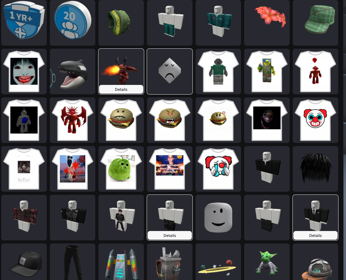 продажа аккаунта к игре Roblox